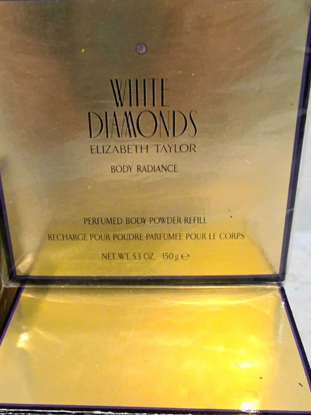 Elizabeth Taylor White Diamonds Body Radiance Set 3 Pc Body Cream & 2 Powder NIB